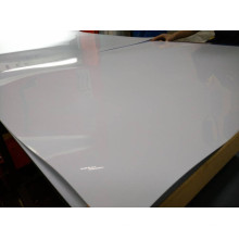 4 * 8 Hoja de PVC blanco imprimible, hoja rígida blanca brillante de Mircon del PVC para la impresión